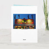 Ferris Wheel Note-Kaart Kaart (Achterkant)