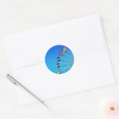 Ferris Wheel Ronde Sticker (Envelop)