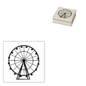 Ferris Wheel Rubberstempel (Gestempeld)