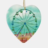 Ferris Wheel Spring Fest Misquamicut Beach Keramisch Ornament (Rechts)