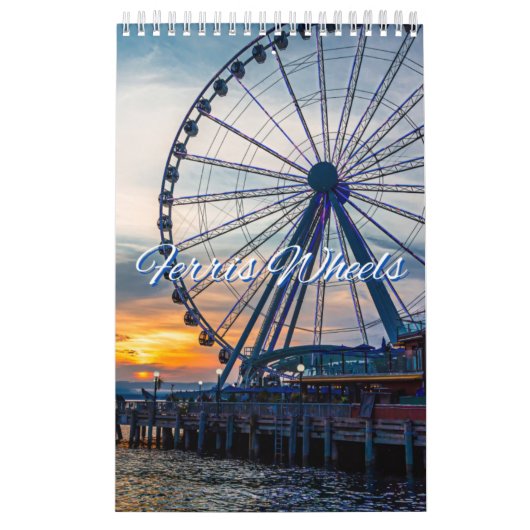 Ferris Wheels Collectie Wall Agenda Kalender (Hoes)