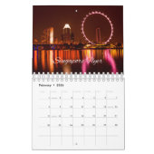 Ferris Wheels Collection Wall Calendrier (Feb 2026)