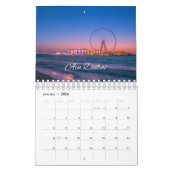 Ferris Wheels Collection Wall Calendrier (Jan 2026)