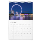Ferris Wheels Collection Wall Calendrier (Mar 2027)