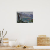 Ferritet Lake Genève, 1882 Poster (Keuken)