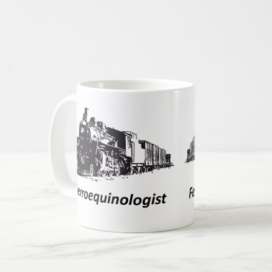 Ferroéquinologue Train Mug (Devant gauche)