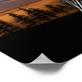 Ferruginous Hawk op rots Poster (Hoek)