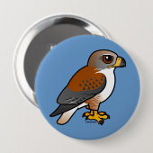 Ferruginous Hawk Ronde Button 4,0 Cm (Voorkant /achterkant)