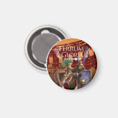 Ferrum en Gloria ronde magneet (Voorkant / Achterkant)