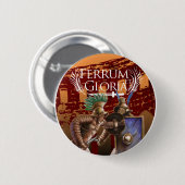 Ferrum et Gloria - Gladiator Button (Voorkant /achterkant)