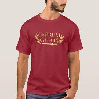 Ferrum et T-shirt de gladiateur de Gloria