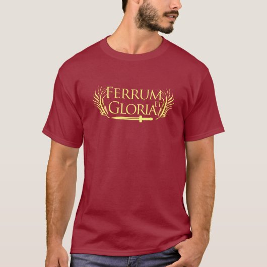 Ferrum et T-shirt de gladiateur de Gloria (Devant)