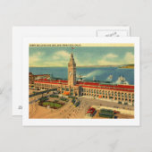 Ferry Building & Bay, San Francisco Briefkaart (Voorkant / Achterkant)