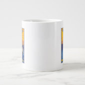 Ferry en Mountains - Victoria, BC Canada Jumbo Beker (Voorkant)