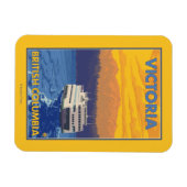 Ferry en Mountains - Victoria, BC Canada Magneet (Horizontaal)