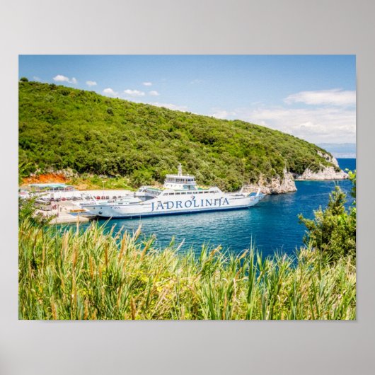 Ferry JADROLINIJA, Kroatië Poster (Voorkant)