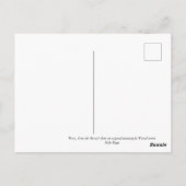 Ferry, kruis de Mersey. Briefkaart (Achterkant)