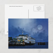 Ferry sous la carte postale de la lune (Devant / Derrière)