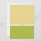 Fertile Garden zwangerschapsaankondiging Aankondiging (Achterkant)