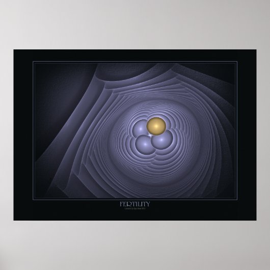 Fertilité Impression sur noir (Devant)