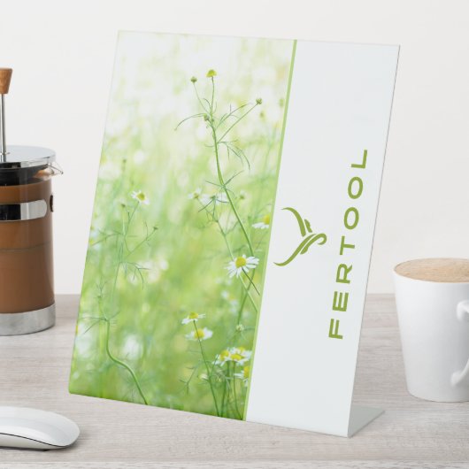 FERTOOL RECLAMEBORD MET VOETSTUK (Insitu)