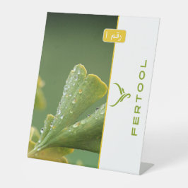 FERTOOL RECLAMEBORD MET VOETSTUK