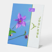 FERTOOL RECLAMEBORD MET VOETSTUK (Voorkant)