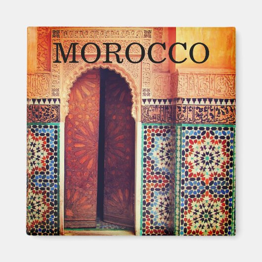 fes marocco doorway magneet (Voorkant)