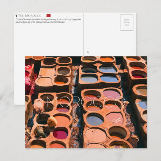 Fes, Marokkaanse ansichtkaart Briefkaart