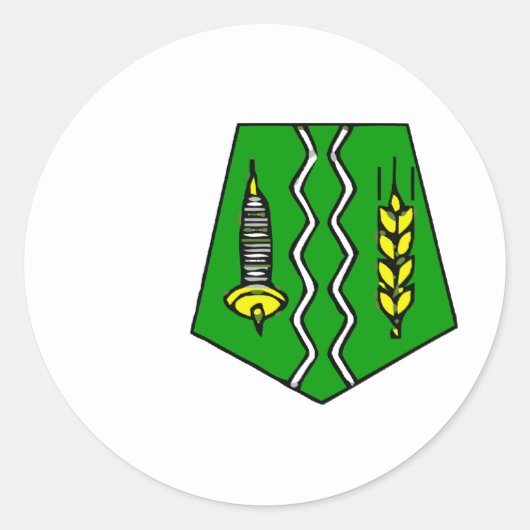 Fes, Marokko Ronde Sticker (Voorkant)