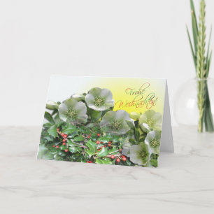 Fest Karte - carte de Frohes de Noël allemande