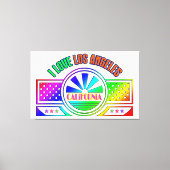 "Fest Los Angeles" Canvas Print (Voorkant)