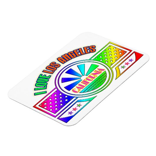 "Fest Los Angeles" Magnet Magneet (Linkerzijde)