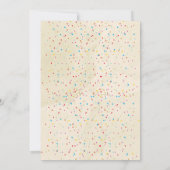 Festa Festa Vibrant Anniversaire Invitation (Dos)