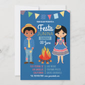 Festa Junina Corporate/Club Party photo Invitation (Devant)