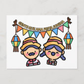 Festa Junina Farmers Briefkaart (Voorkant)