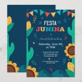 Festa Junina Kaart (Voorkant / Achterkant)
