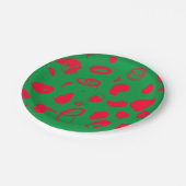 Festief ontwerp papieren bordje (Gekanteld)