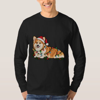 Festieve Corgi Kerst T-Shirt