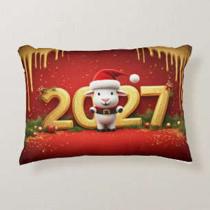 Festieve Kerstgeit Cozy Kerstcadeau Idee Accent Kussen