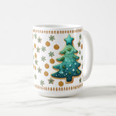 Festif Arbre de Noël Cookie Mug (Devant droit)