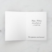 Festif Arbre de Noël Entreprise Cartes de Noël (Intérieur)