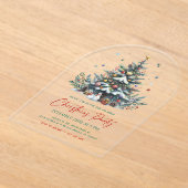 Festif Arbre de Noël Invitation (Poser)