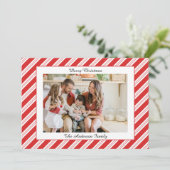 Festif Décontracté Joyeux Carte photo de Noël (Debout devant)