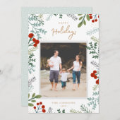 Festif Frame Carte photo de vacances (Devant / Derrière)