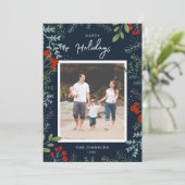 Festif Frame Carte photo de vacances (Debout devant)