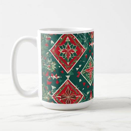 Festif Géométrique Charm Mug (Gauche)