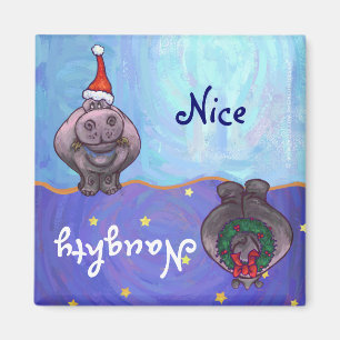 Festif Hippo Naughy Nice Magnets de lave-vaisselle