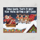 Festif Humour drôle Sarcastique carte de Noël (Devant)