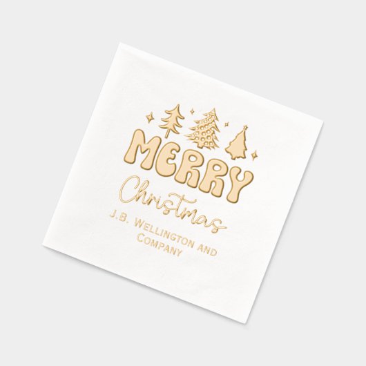 Festif Joyeux Noël #2 Entreprise / Nom de famille (Gauche)